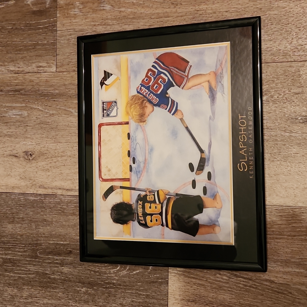 Slapshot photo of Lemieux and Gretzky by Kenneth Gatewood.